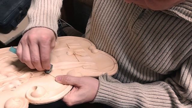 Панно от фрезеровки до готового вида. смотреть онлайн