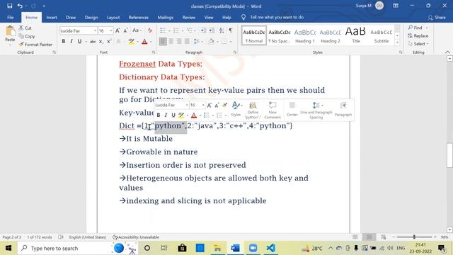 Python DataTypes(Part-2)|List, Tuple, set, Frozenset, Dictionary смотреть онлайн
