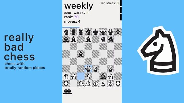 Решение задачи 42 недели за 6 ходов | Really Bad Chess смотреть онлайн