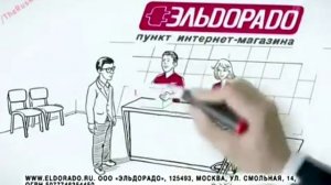 Реклама Эльдорадо   Схема покупки в интернет магазине