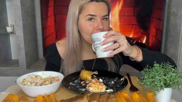 МУКБАНГ оливье ? мои уходовые средства смотреть онлайн
