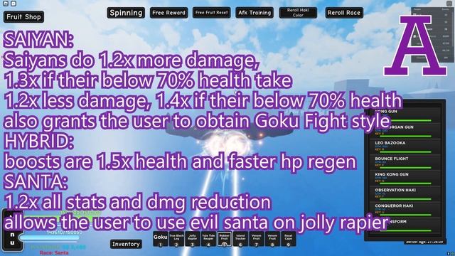 [AOPG] BEST RACE TIER LIST! A One Piece Game | Roblox смотреть онлайн