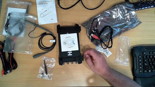 Hantek 6074BC Unboxing смотреть онлайн