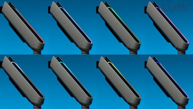 RGB Lighting Gaming Monitor Arm with Built-in Control Button - LDT54-C012L - LUMI смотреть онлайн