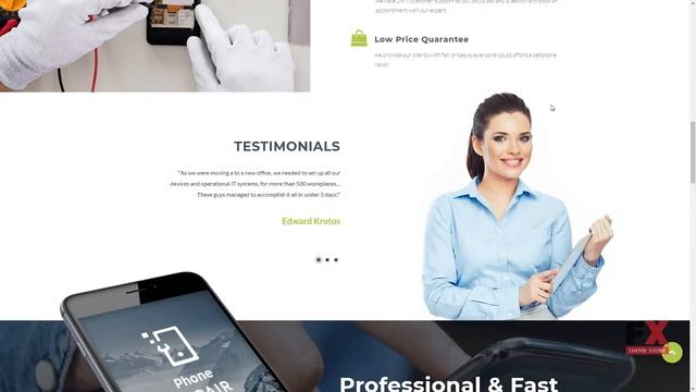 iRepair - Electronics Repair WordPress Theme TMT Cnut Vere смотреть онлайн