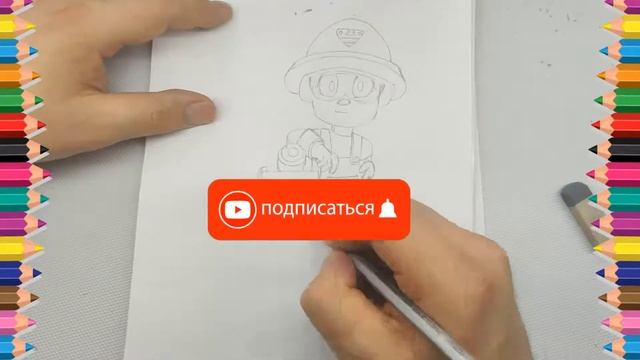 Как нарисовать Джеки - Бравл Старс - How to draw Jacky - BRAWL STARS - Рисуем Джеки Бравл Старс смотреть онлайн