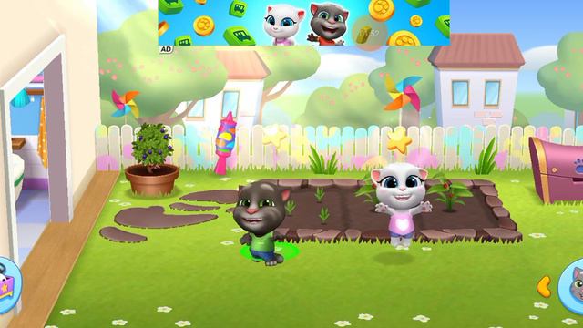 играю в Тома и его друзья в этом видео: Анжела Том поливали растения садили растения смотреть онлайн