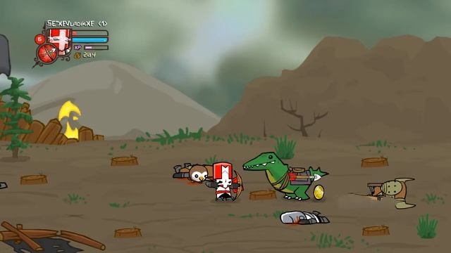 Играем в Castle Crashers вместе с XFVladikXF смотреть онлайн