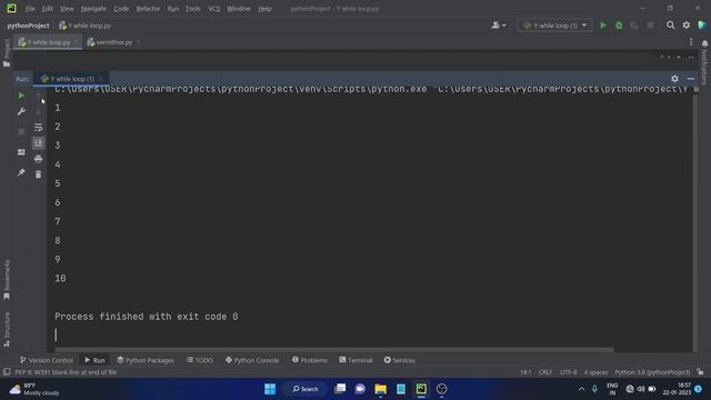 WHILE LOOP / python basics / coding смотреть онлайн