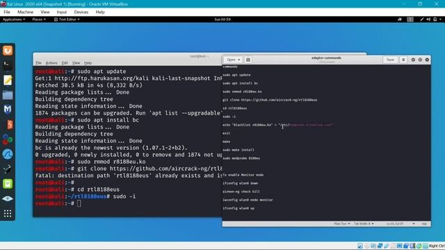 HOW TO CONNECT TP-LINK TL-WN722N WIRELESS ADAPTER TO KALI AND ENABLING MONITOR MODE смотреть онлайн