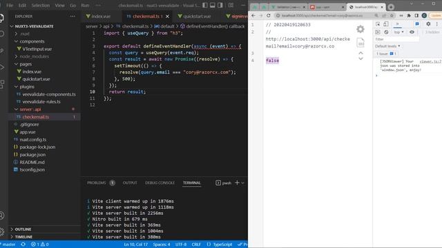 Intro to Nuxt 3 VeeValidate Form Validation to Your Nuxt 3 / Vue.js 3 Project смотреть онлайн