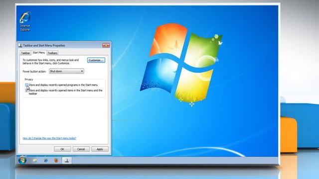 How to clear Recent items from Start menu in Windows® 7 смотреть онлайн