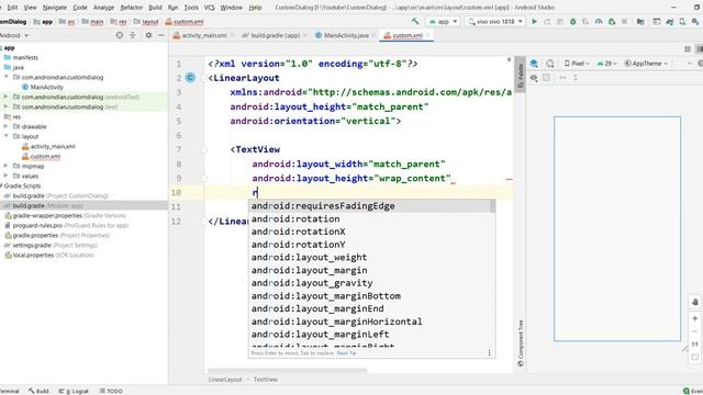 Custom Dialog in Android with Java смотреть онлайн