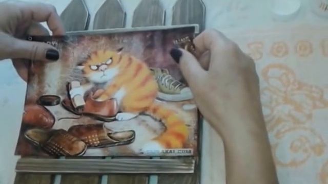 Ключница Декупаж Мастер Класс смотреть онлайн