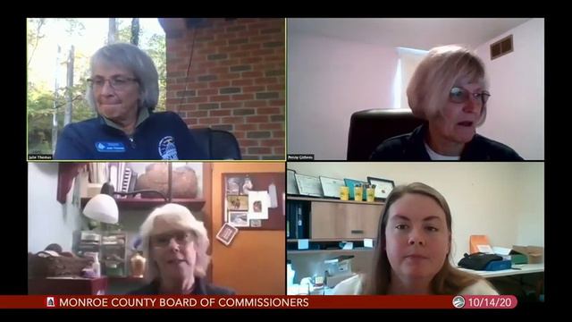 Monroe County Commissioners, October 14, 2020 смотреть онлайн