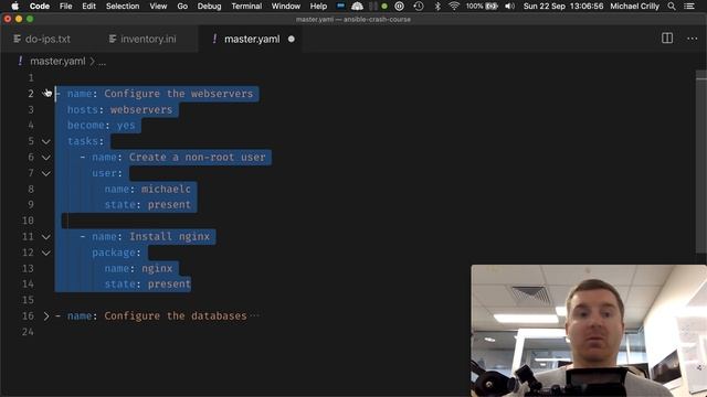 Looking at an Existing Ansible Playbook смотреть онлайн