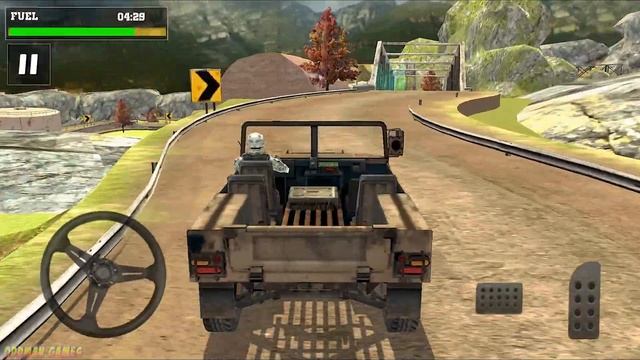 Offroad Military Truck Driver: Armored Tank Driving Army Simulator - Android gameplay смотреть онлайн