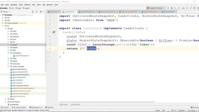 Angular 13 (12, 11, 10, 9, 8, 7) cours 46 angular Routing Guard CanActivate guard смотреть онлайн
