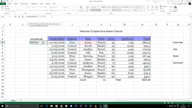 5 basic Excel Formula for beginners ✔ смотреть онлайн