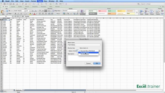 Excel for Mac 2011: The Personal Macro Workbook смотреть онлайн