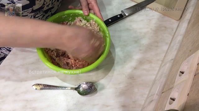 Ленивые голубцы или капустно-мясные котлеты. смотреть онлайн