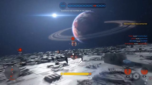 Star Wars: Battlefront-Death Star DLC-Battle Station: The Trench Run (Galactic Empire) | HD Gamepla смотреть онлайн