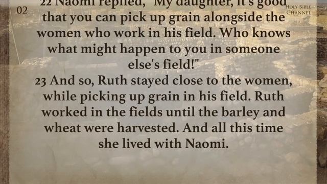 Holy Bible with Text - Book of RUTH - Contemporary English Audio Bible смотреть онлайн