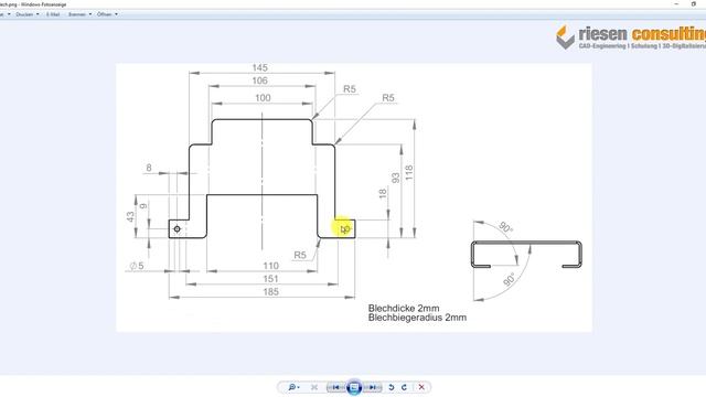 Autodesk Fusion 360 Blechabwicklung Blech - Deutsch Tutorial Schulung смотреть онлайн