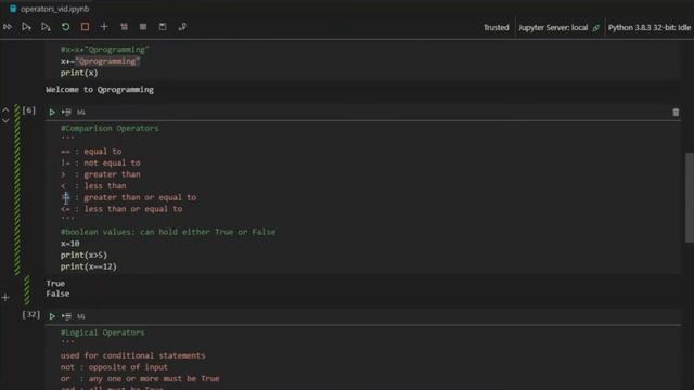 Introduction to Python | Operators смотреть онлайн