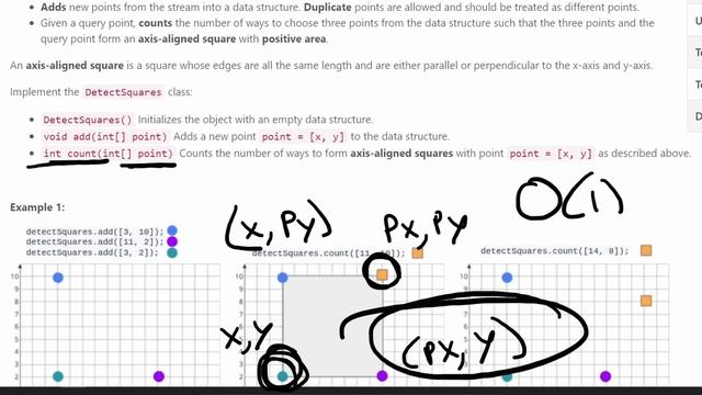 Detect Squares - Leetcode Weekly Contest - Problem 2013 - Python смотреть онлайн