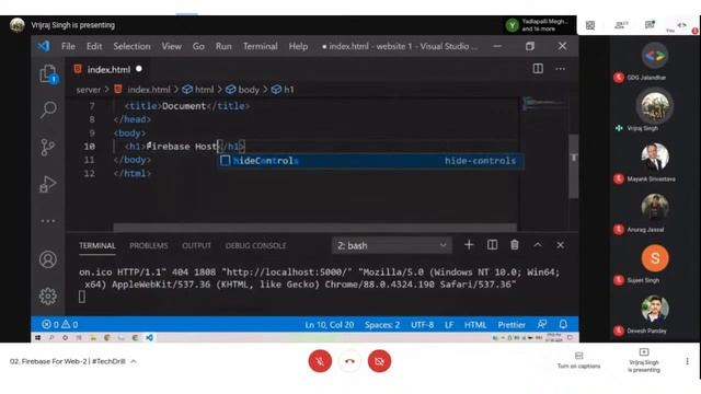 1. Firebase Hosting in Advance | Firebase for Web 02 | TechDrill смотреть онлайн