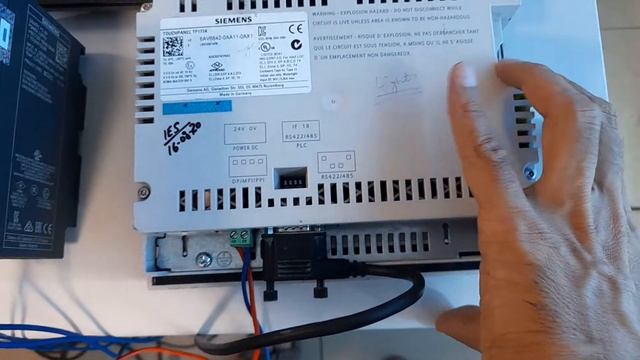 Siemens SIMATIC HMI TP177A project backup using PPI serial cable смотреть онлайн