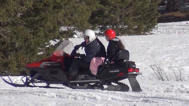 Larkin and Chris Snowmobiling Monarch March 2012 смотреть онлайн