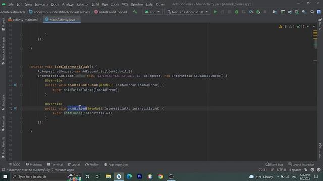 How To Implement Admob Interstitial Ads In Android Studio | How To Add Interstitial Ads [2022] смотреть онлайн