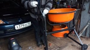 сборка бетономешалки Калибр