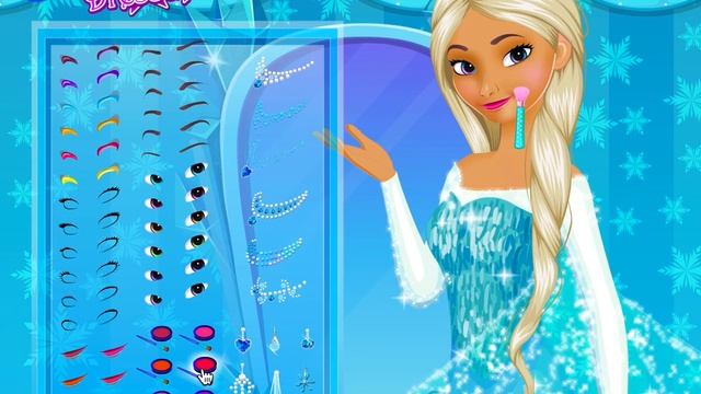 Холодное Сердце Макияж для Принцессы Эльзы (Frozen Games) смотреть онлайн