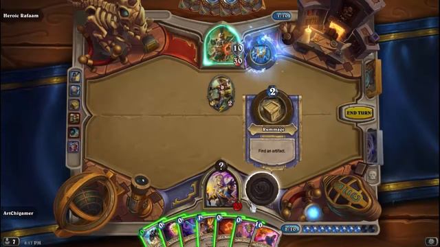 [Hearthstone]HOW TO BEAT HEROIC BOSSES [Heroic Rafaam Unleashed] Subtitle for Guide смотреть онлайн