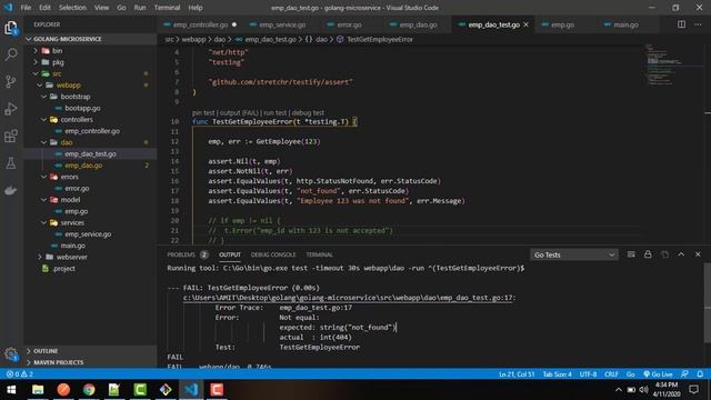 8 Working on unit test case golang Part 2 смотреть онлайн