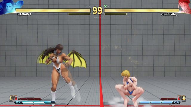 SF5 CE PC MODS - CAMMY MONOKINI SHORT HAIR BAREFOOT MOD vs LAURA VAMPIRELA - STREET FIGHTER V CE смотреть онлайн