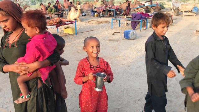 Desert Women Morning Routine | Camle Milking | Village Life Pakistan