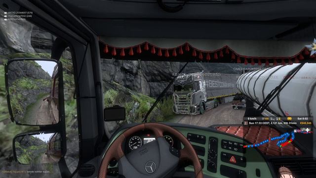 Peak traffic at Kirkenes quarry, RIP FPS [TruckersMP] [Promods] [Euro Truck Simulator 2] смотреть онлайн