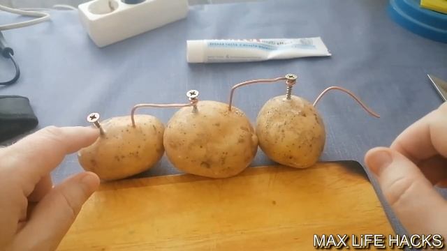 ✅ЛАЙФХАК. ИЗ КАРТОШКИ - БАТАРЕЙКА. РЕАЛЬНО РАБОТАЕТ ! смотреть онлайн