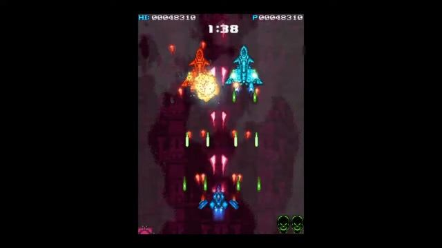 Crisis Wing - Time Attack Mode 100k Points Trophy and Bomb Pick up Be Prepared Trophy - Easy shmup смотреть онлайн
