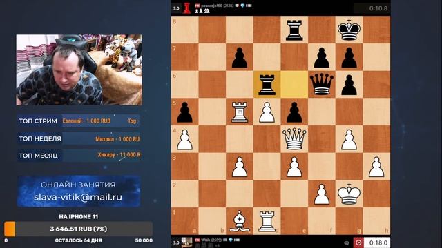 Шахматы. Титульный Вторник на Chess.com