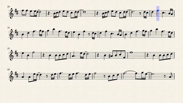 Demon Slayer: Kimetsu no Yaiba - Kamado Tanjiro no Uta (Violin Sheet Music)