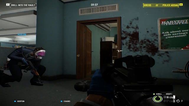 Payday2 пытаюсь ограбить банк(№1)