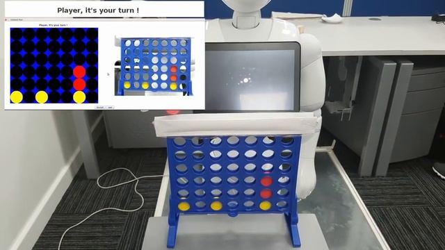 Robot Pepper playing Connect 4 using Deep Learning смотреть онлайн