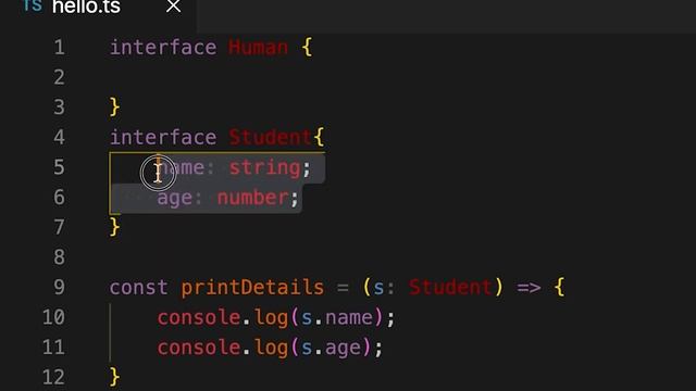 TypeScript tutorial 11: TypeScript Interface | How to use Interface in TypeScript смотреть онлайн