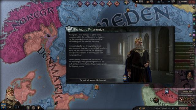 CRUSADER KINGS 3 Roleplay UPPLAND TO SWEDEN ♥ Asatru Faith Reform #22 смотреть онлайн