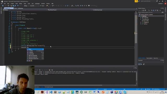 Git Visual Studio 1 смотреть онлайн